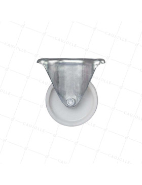 ROULETTE FIXE RENFORCEE EN NYLON DIAMETRE 100 MM CHARGE 180 KG - S7N 100R