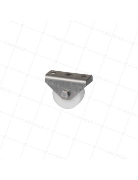 LINEAR GUIDING ROLLER CORROSION-RESISTANT DIAMETER 30 MM LOAD 100 KG - S86 30 INOX 304 • Caujolle