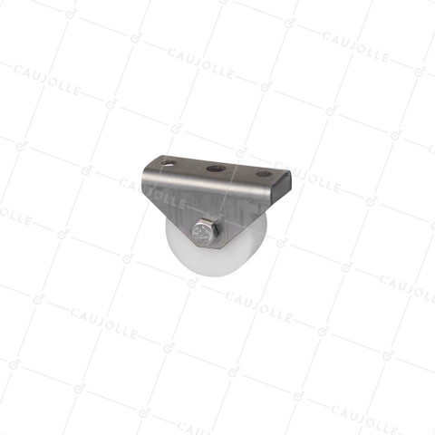 LINEAR GUIDING ROLLER CORROSION-RESISTANT DIAMETER 30 MM LOAD 100 KG - S86 30 INOX 304 • Caujolle