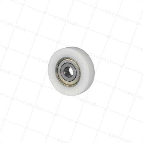 LINEAR GUIDE WHEEL IN POM DIAMETER 50 MM LOAD 150 KILOS • Caujolle