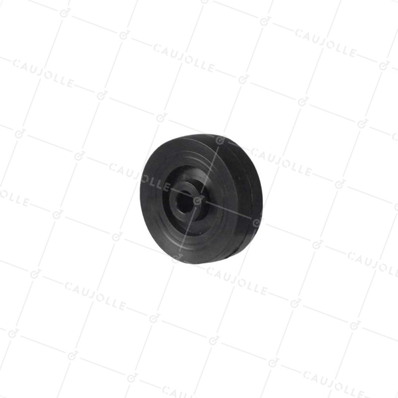 BLACK POLYPROPYLENE WHEEL DIAMETER 48 MM LOAD 30 KG AXLE 8 MM - S2400P 50 A8 BLACK