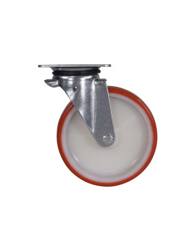 ROULETTE DE MANUTENTION EN NYLON/POLYURÉTHANE DIAMÈTRE 200MM CHARGE 400 KG - S74NP 200