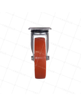 ROULETTE DE MANUTENTION EN NYLON/POLYURÉTHANE DIAMÈTRE 200MM CHARGE 400 KG - S74NP 200