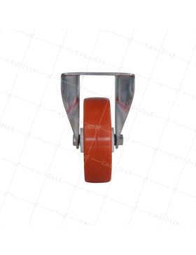 Castor FIXED HANDLING CASTOR IN NYLON/POLYURETHANE DIAMETER 150 MM LOAD 300 KG - S75NP 150