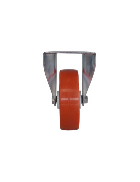 ROULETTE FIXE DE MANUTENTION EN NYLON/POLYURÉTHANE DIAMÈTRE 150 MM CHARGE 300 KG - S75NP 150