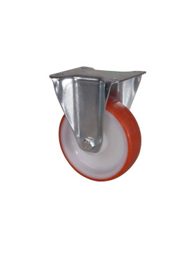 ROULETTE FIXE DE MANUTENTION EN NYLON/POLYURÉTHANE DIAMÈTRE 150 MM CHARGE 300 KG - S75NP 150