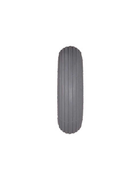 ENSEMBLE ANTI-TRACE PNEU LIGNÉ + CHAMBRE À AIR DIAMÈTRE 200 MM (200 x 50) 2 PLIS VALVE PARALLELLE 7768