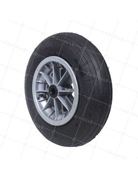 WHEELBARROW WHEEL INFLATED DIAMETER 360 MM LOAD 150 KG FOR AXLE OF 25 MM - S1006P 3.50/8 L25 • Caujolle