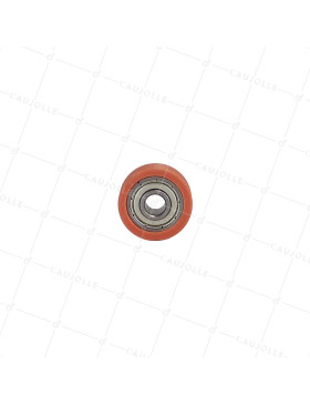 Wheel GLASS DOOR DIAMETER 22 MM LOAD 20 KILOS Groove V BORE 6 MM