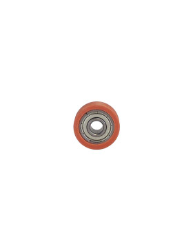 ROUE DE BAIE VITRÉE DIAMÈTRE 22 MM CHARGE 20 KILOS GORGE V ALÉSAGE 6 MM
