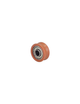 Wheel GLASS DOOR DIAMETER 22 MM LOAD 20 KILOS Groove V BORE 6 MM