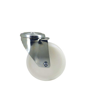 ROULETTE A OEIL EN POLYPROPYLENE DIAMETRE 100 MM CHARGE 100 KILOS - S06N 100L