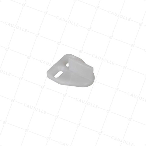 GUIDE FOR NYLON LOWER SLIDING DOOR WITH 2 FIXING HOLES • Caujolle