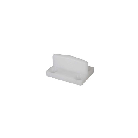 GUIDE POUR PORTE COULISSANTE INFERIEUR EN NYLON AVEC 4 TROUS DE FIXATION