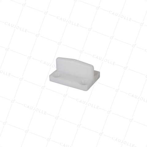 GUIDE FOR NYLON LOWER SLIDING DOOR WITH 4 FIXING HOLES • Caujolle