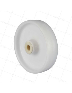 Wheel POLYPROPYLENE DIAMETER 200 MM LOAD 200 KG FOR AXLE OF 20 MM - S2450P 200/49 LM60 L20 • Caujolle