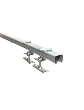 COMPLETE SILENT KIT WITH 2M RAIL FOR SLIDING DOOR 16MM TO 50MM THICKNESS AND 1M WIDE - CART DOOR KIT