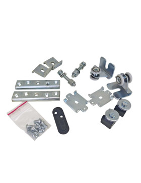 NYLON SLIDING SYSTEM WITHOUT RAIL FOR HANGING DOOR FOR 27 MM WIDE RAIL - NYLON CARRIAGE KIT 2GL HANGING DOOR