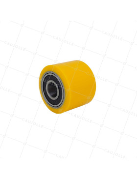 Wheel PALLET DIAMETER 50 MM LOAD 130 KG AXLE 15 MM BALLS - GTP 50/40 LM40 RB15 • Caujolle