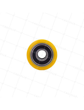ROUE DE TRANSPALETTE DIAMÈTRE 50 MM CHARGE 130 KG AXE 15 MM BILLES - GTP 50/40 LM40 RB15