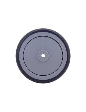 ROUE CAOUTCHOUC SILENCIEUSE ROULEMENT À BILLES DIAMÈTRE 100 MM CHARGE 100 KG AXE 8 MM - GALET GRIS CHU 125/32 LM 40 RB 8