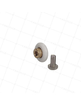Wheel SHOWER DOOR SHOULDER THREADED DIAM 23/5.5 LM10 RB5