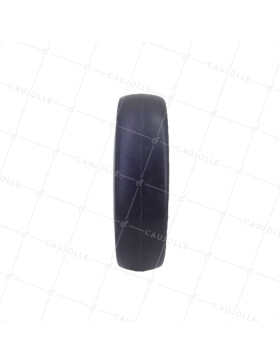 Wheel SOFT RUBBER WEAR-RESISTANT AND NON-STAINING WHEEL DIAMETER 125MM WITH 8 MM FIXING - GAL S15 125 RB
