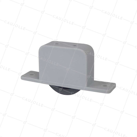 RETRACTABLE ROLLER FOR WOODEN DRAWER 17.6 MM WIDE LOAD 50 KG - PADDY 22 • Caujolle