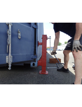 BEQUILLE DE LEVAGE DE CONTENEUR CHARGE 4500 KG UNITAIRE POUR COIN ISO 1161