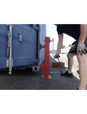 BEQUILLE DE LEVAGE DE CONTENEUR CHARGE 4500 KG UNITAIRE POUR COIN ISO 1161
