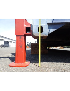 BEQUILLE DE LEVAGE DE CONTENEUR CHARGE 4500 KG UNITAIRE POUR COIN ISO 1161