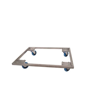 Transport cart for breeding boxes Stainless Steel 304 Special for Poultry and Small Animals