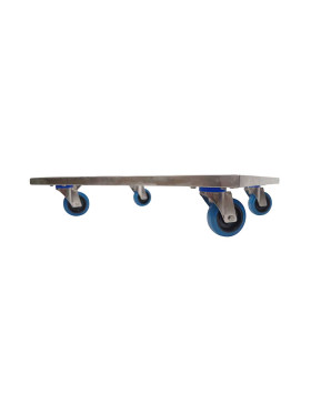 Transport cart for breeding boxes Stainless Steel 304 Special for Poultry and Small Animals