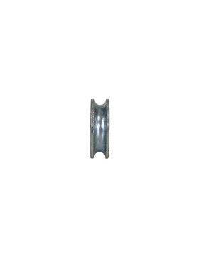 GALET DE DIAMETRE 40MM A GORGE RONDE DE 8 MM AVEC ROULEMENT ALESAGE 10 MM- GAGR 40/10 LM8 RB10 SANS BOULON