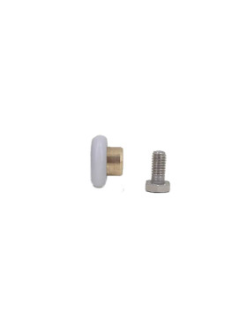 GALET PORTE DE DOUCHE EPAULE FILETE DIAM 20/5.5 LM11 M6 + BOULON
