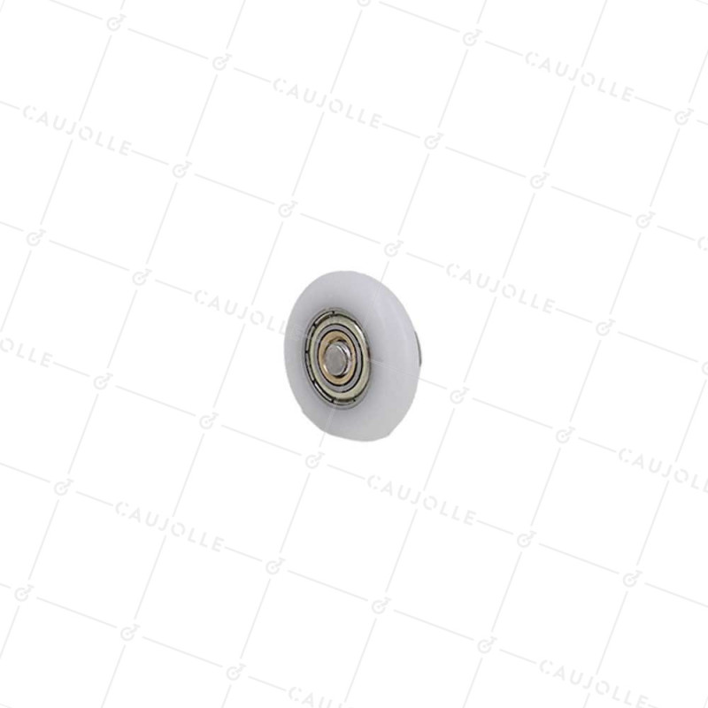 GALET PORTE DE DOUCHE EPAULE FILETE DIAM 27/5.5 LM10 M6 + BOULON