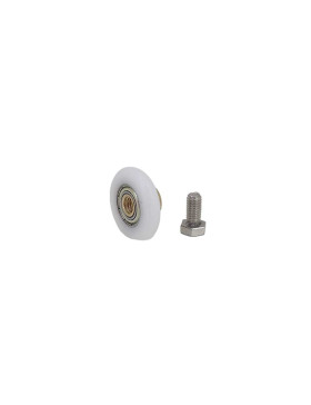 GALET PORTE DE DOUCHE EPAULE FILETE DIAM 27/5.5 LM10 M6 + BOULON