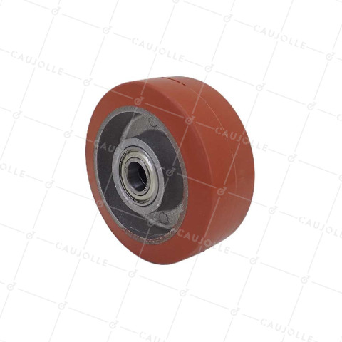 RUBBER BALL BEARING HIGH TEMPERATURE 280°C DIAMETER 100/40 WITH 15 MM BALL BEARINGS • Caujolle