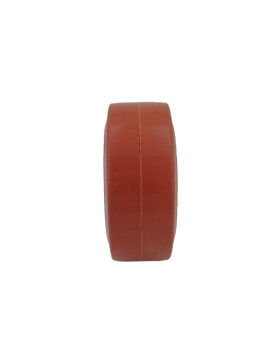 GALET CAOUTCHOUC HAUTE TEMPÉRATURE 280°C DIAMÈTRE 100 MM AVEC ROULEMENTS À BILLES DE 15 MM