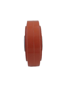 GALET CAOUTCHOUC HAUTE TEMPÉRATURE 280°C DIAMÈTRE 160/50 AVEC ROULEMENTS À BILLES 20MM