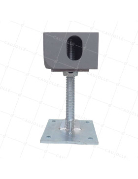 ADJUSTABLE LEVELING FOOT FOR CONTAINERS