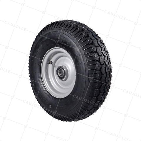 Wheel OF MOBILE HOME TIRE WANDA STEEL RIM DIAMETER 555 MM LOAD 2750KG AXLE 35 MM BALL BEARINGS 6.00-9 • Caujolle