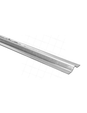 RAIL EN INOX 304 A VISSER POUR ROUE A GORGE TRIANGULAIRE LONGUEUR 3M • Caujolle