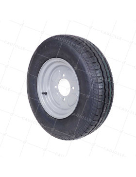 ROUE DE REMORQUE ROUTIÈRE PREMIUM DIAMÈTRE 500 MM CHARGE 475KG AXE 85 MM - S2921 145R10 G VITESSE • Caujolle