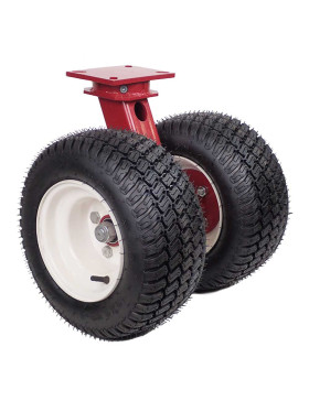 Castor DOUBLE Wheel INFLATED LARGE FORMAT DIAMETER 400 MM LOAD 1000 KG - S20-1 400 DOUBLE INFLATED