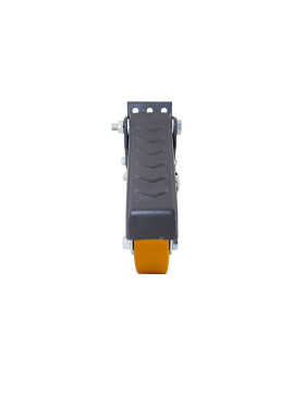 LOT DE 4 - ROULETTE POLYURÉTHANE RETRACTABLE POUR ÉTABLI DIAMÈTRE 60 MM CHARGE 60KG LOT DE 4 - ELEVATOR PU X4