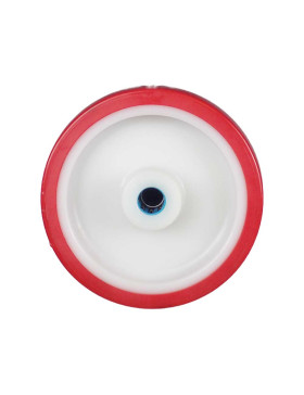 ROUE BI MATIERE NYLON POLYURETHANE DIAMETRE 175 MM CHARGE 300 KG ROULEMENT A ROULEAUX INOX 20 MM - S2450BP 175/45 LM58 RR INOX 2