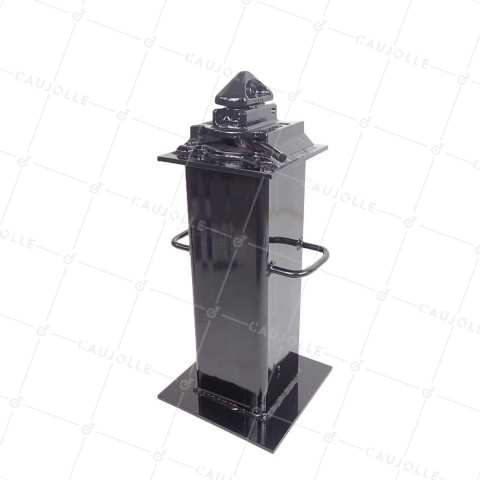 PIED FIXE DE RÉHAUSSE 500MM AVEC TWIST-LOCK – SÉCURISEZ ET SURÉLEVEZ VOS CONTENEURS • Caujolle