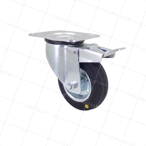 ANTISTATIC CASTOR DIAMETER 100MM LOAD 70KG - S2C 100AF ANTISTATIC • Caujolle