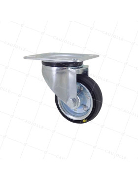 ANTISTATIC WHEEL DIAMETER 80MM LOAD 65KG - S2C 80 ANTISTATIC • Caujolle